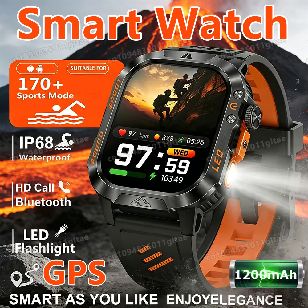 Phase Esports & Gaming Festival - Nuovo Smartwatch Militare 2026 per Uomo,